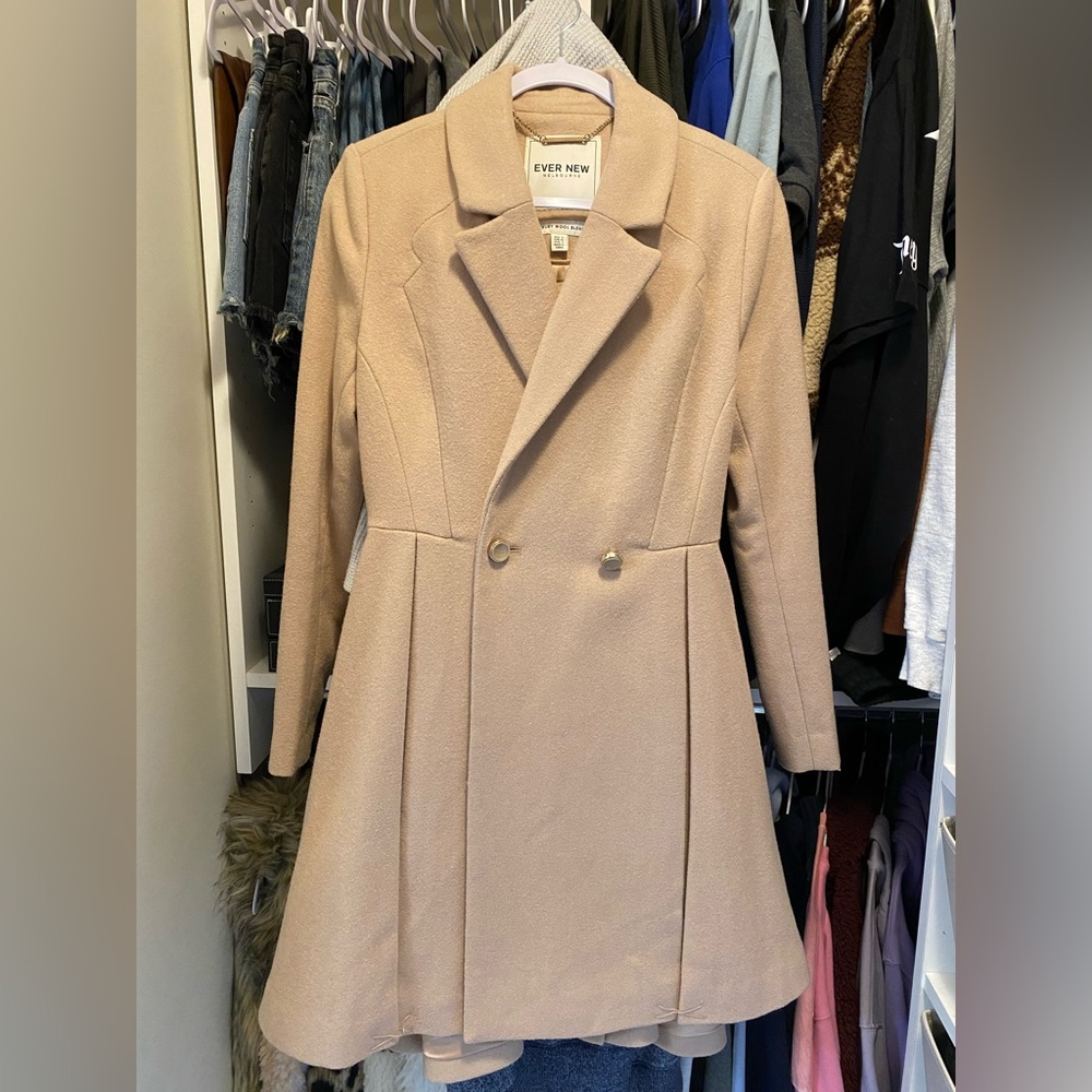 EVERNEW WOOL BLEND COAT
